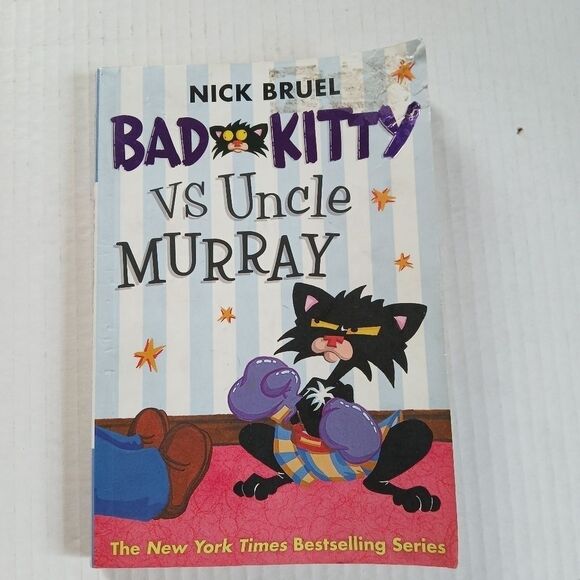 Bad Kitty VS Uncle Murray Graphic Novel Nick Bruel 2010 - Picture 1 of 13